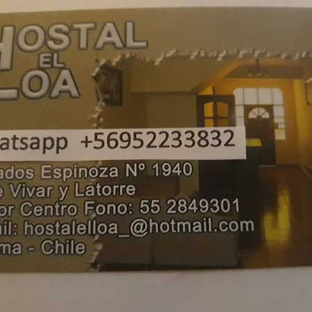 Hostal El Loa Calama Eksteriør billede